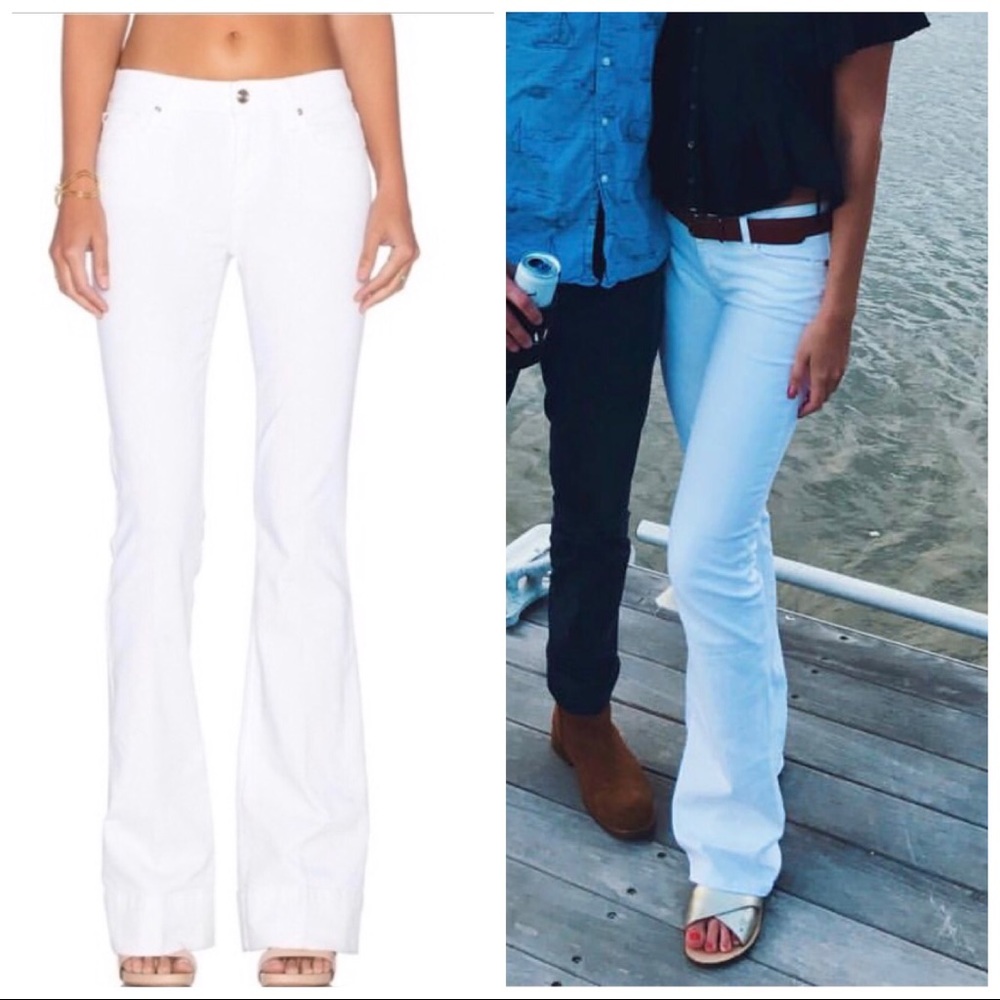 Joe’s Jeans - honey flare white denim size 26 (2)